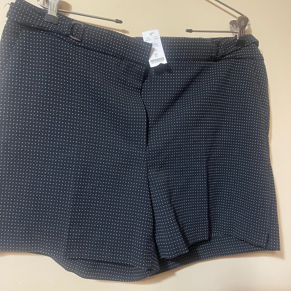 Women's Black Polka Dot Shorts